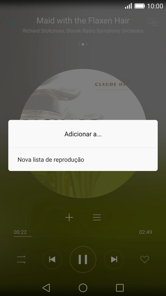 Prima Nova lista de reprodução.