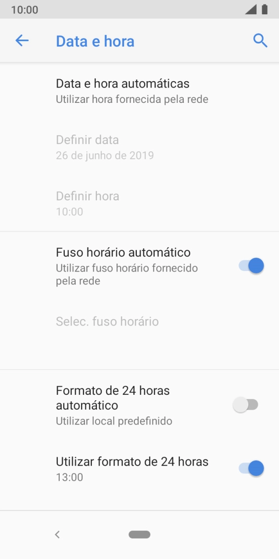 Prima a tecla de início para terminar e voltar ao ecrã inicial.