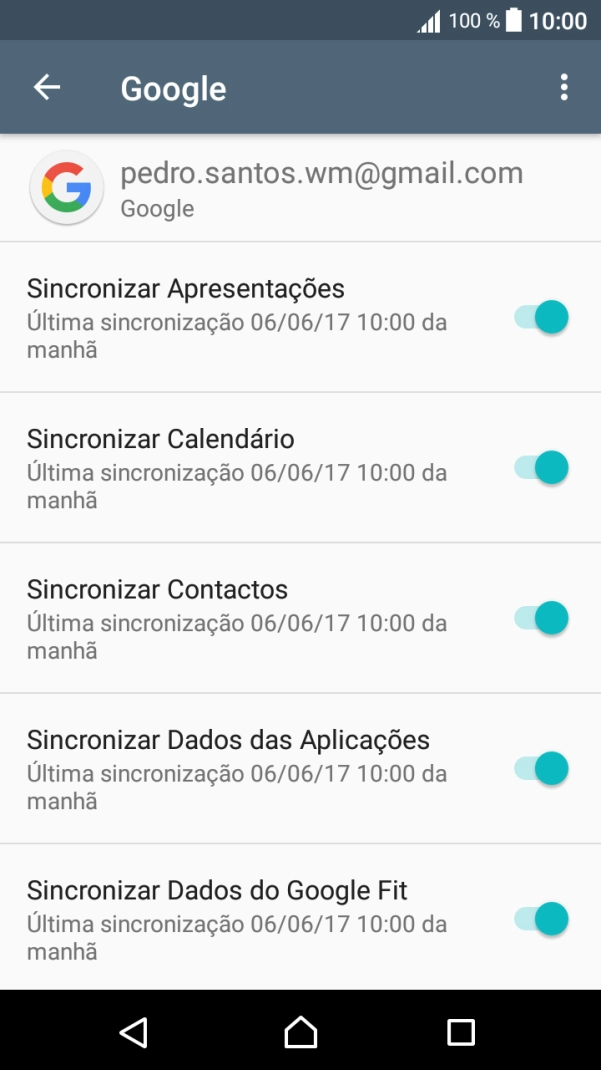 Prima a tecla de início para terminar e voltar ao ecrã inicial.