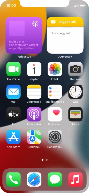 Válaszd a Beállítások lehetőséget.