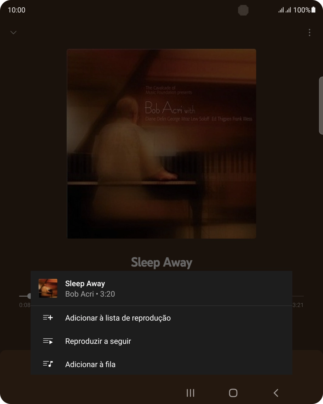 Prima Adicionar à lista de reprodução.