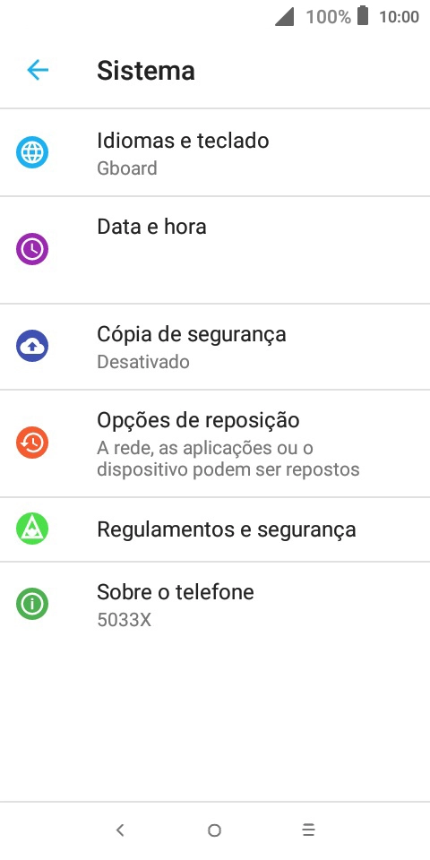 Prima Opções de reposição.