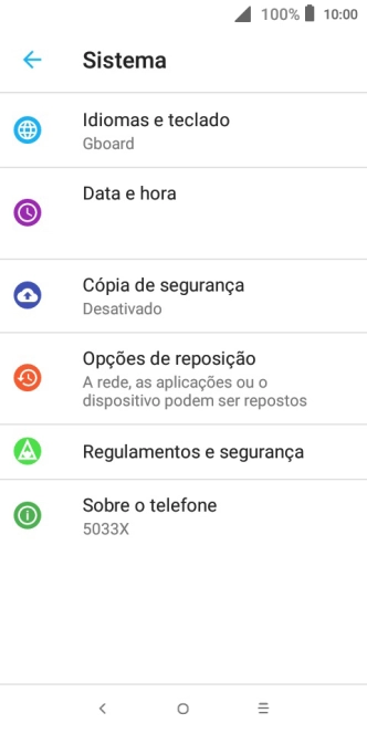 Prima Opções de reposição.