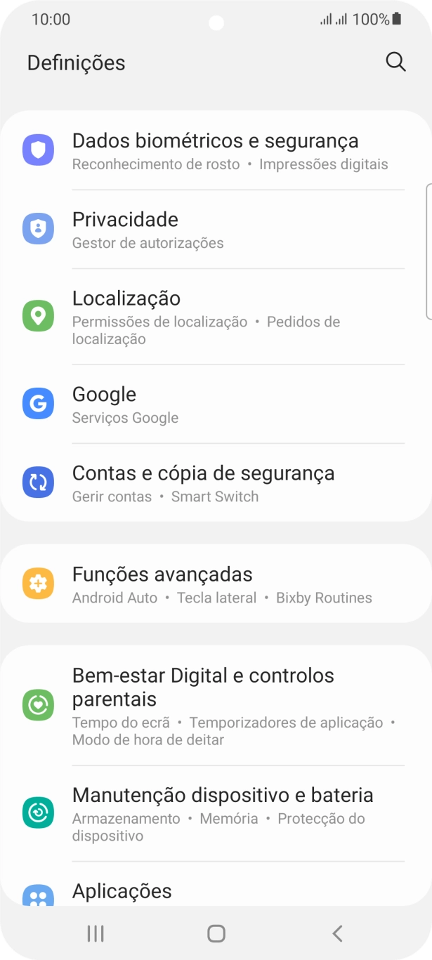 Prima Contas e cópia de segurança.