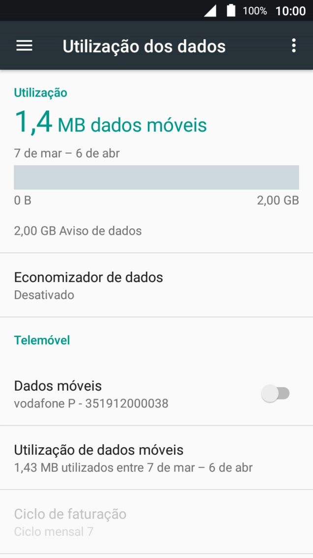 Prima a tecla de início para terminar e voltar ao ecrã inicial.