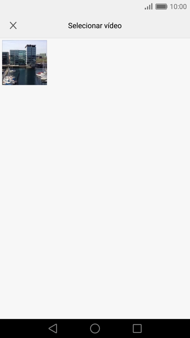 Prima o clipe de vídeo pretendido.