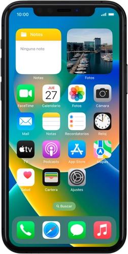 Imagen 1: Vista frontal del Apple iPhone 11 Pro - DarkGray