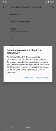 Prima SIM, REMOVER.