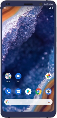 Imagen 1: Vista frontal del Nokia 9 PureView  - MidnightBlue