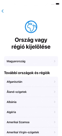 Válaszd ki a kívánt országot vagy régiót.