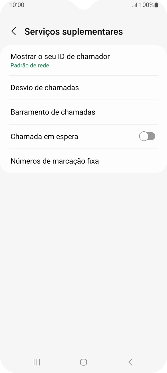 Prima Mostrar o seu ID de chamador.