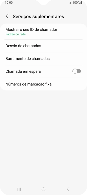 Prima Mostrar o seu ID de chamador.