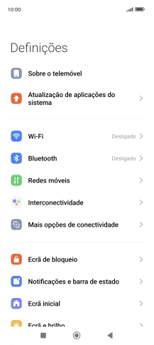 Prima Sobre o telemóvel.