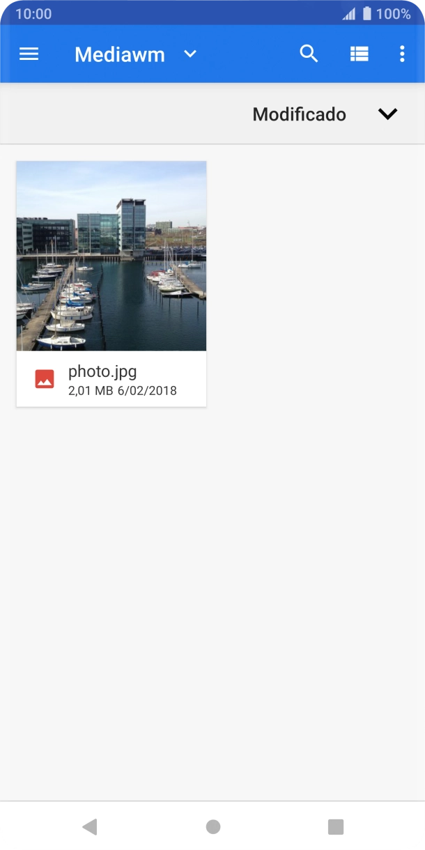 Prima a imagem pretendida.