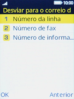 Escolha Número da linha.