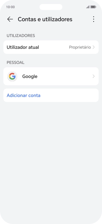 Para voltar ao ecrã inicial, deslize o dedo de baixo para cima a partir da base do ecrã.