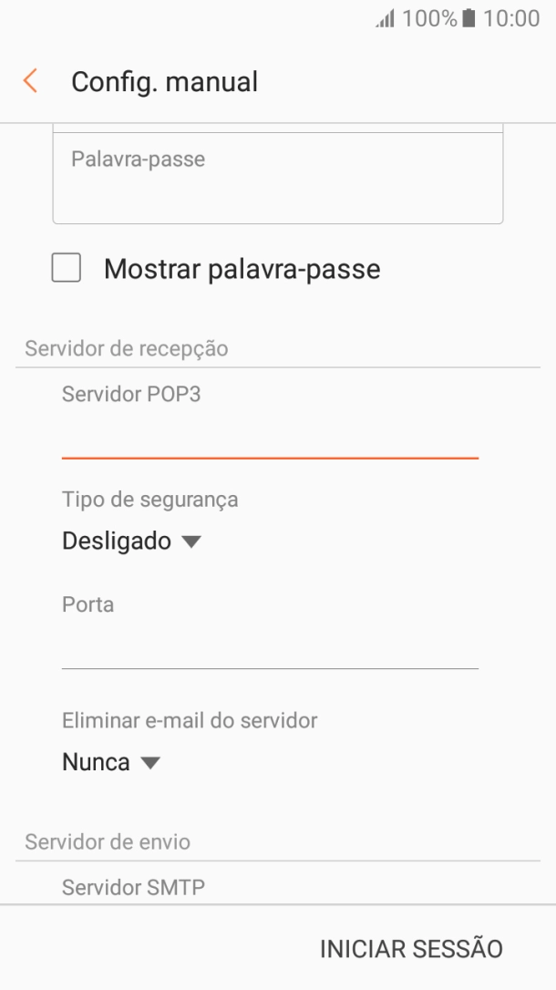 Prima a lista suspensa sob 