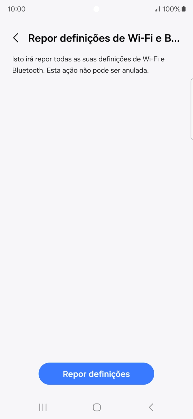 Prima Repor definições.