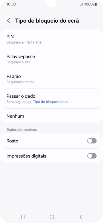 Prima Impressões digitais.
