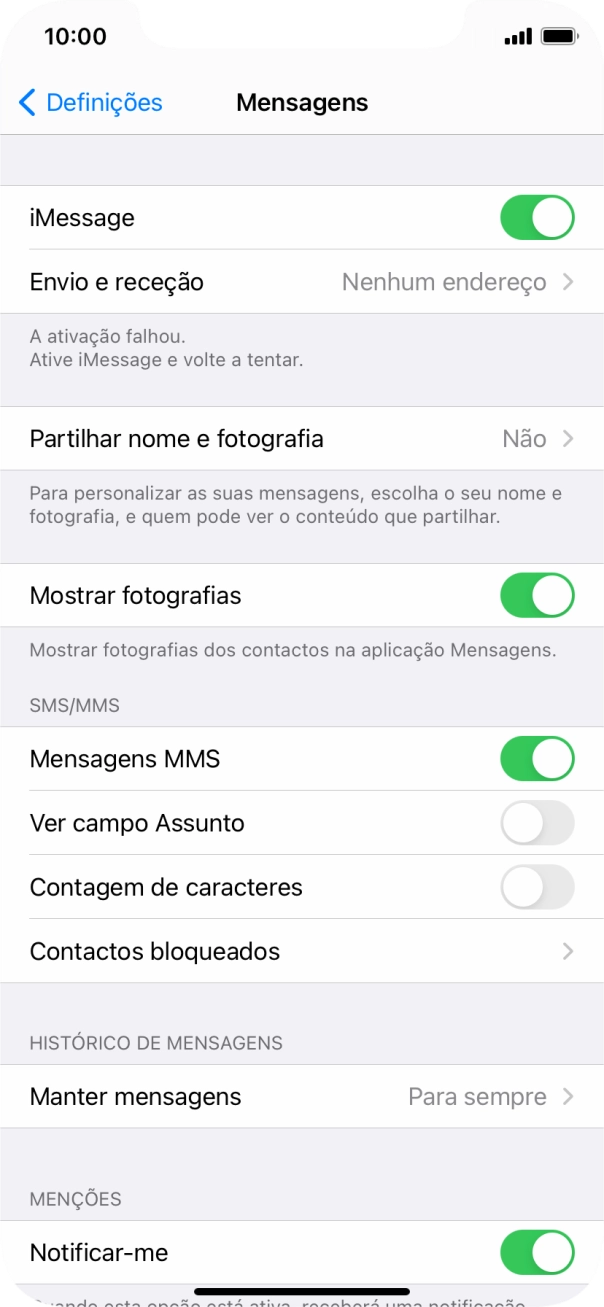 Para voltar ao ecrã inicial, deslize o dedo de baixo para cima a partir da base do ecrã.
