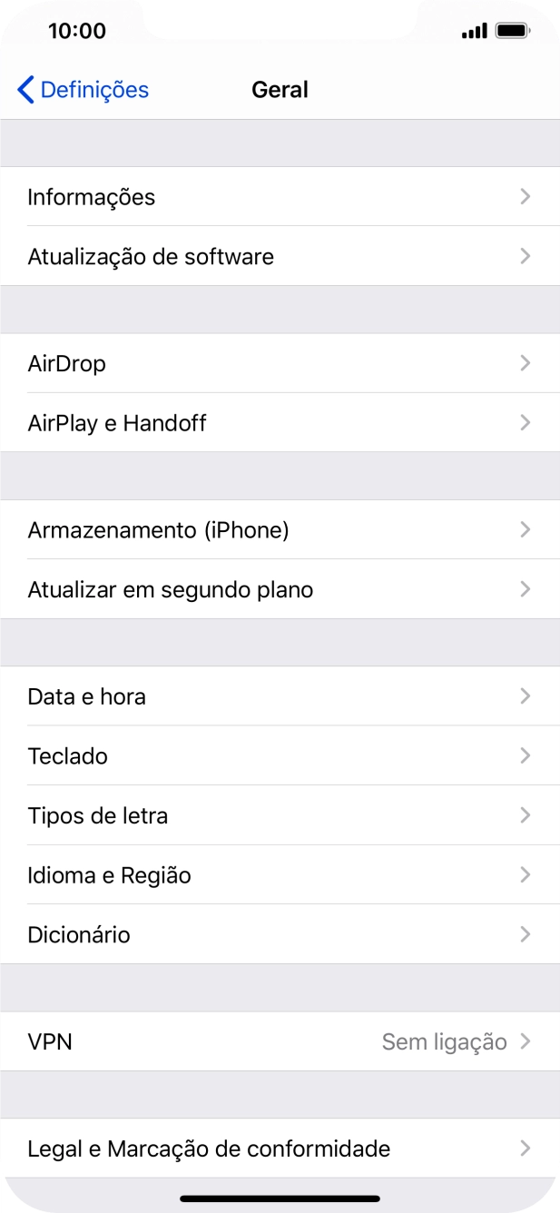 Prima Atualizar em segundo plano.