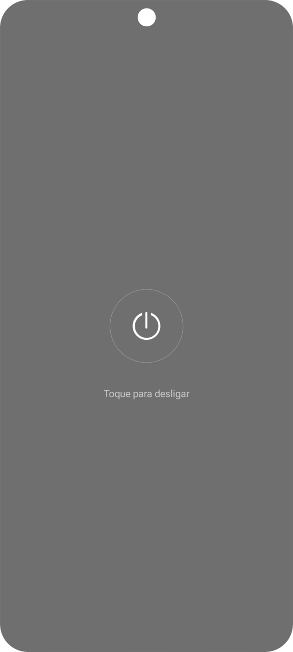 Prima Toque para desligar.