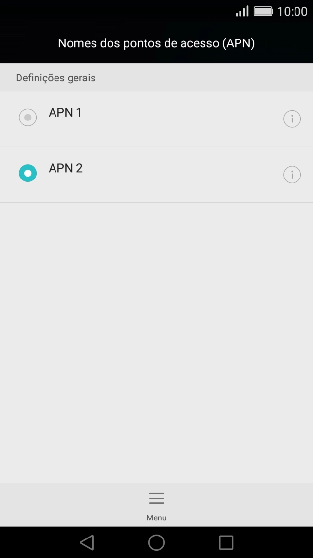 Prima a tecla de início para terminar e voltar ao ecrã inicial.
