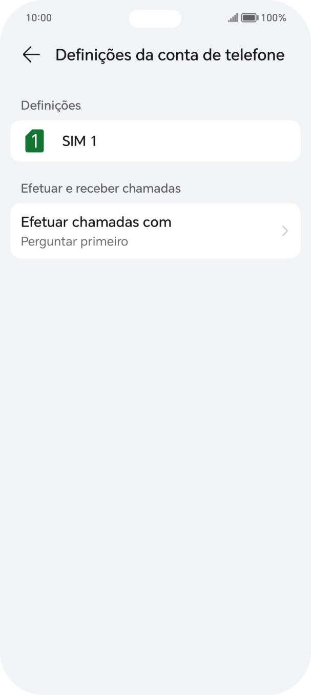 Prima o nome do cartão SIM.