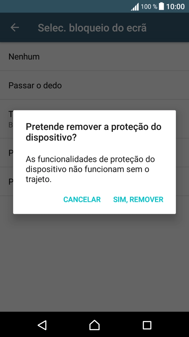 Prima SIM, REMOVER.