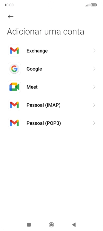 Prima Pessoal (IMAP).