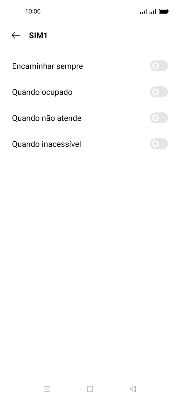 Prima o indicador junto ao tipo de desvio pretendido.