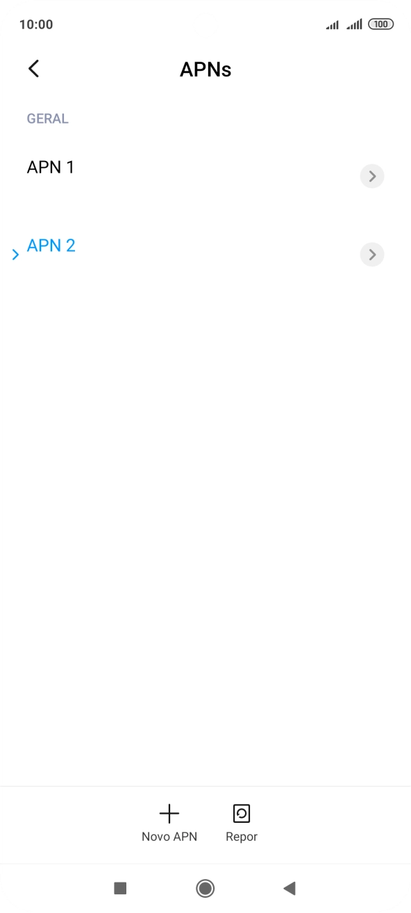 Prima a tecla de início para terminar e voltar ao ecrã inicial.