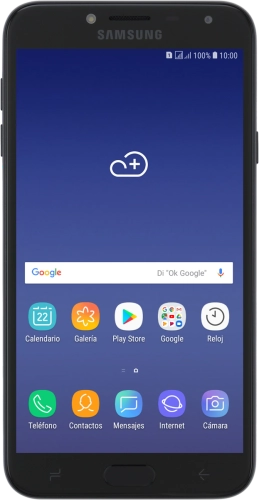 Imagen 1: Vista frontal del Samsung Galaxy J4 - Black