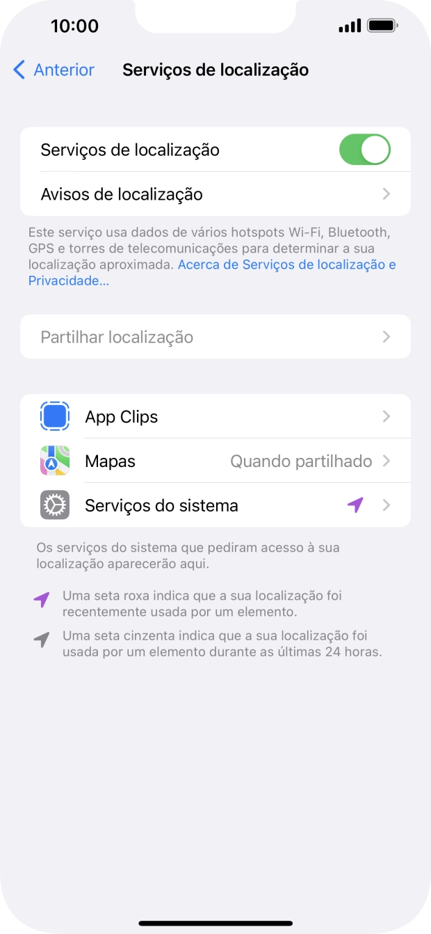 Prima a app pretendida.