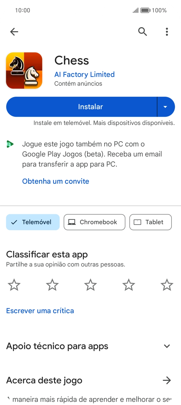 Para voltar ao ecrã inicial, deslize o dedo de baixo para cima a partir da base do ecrã.