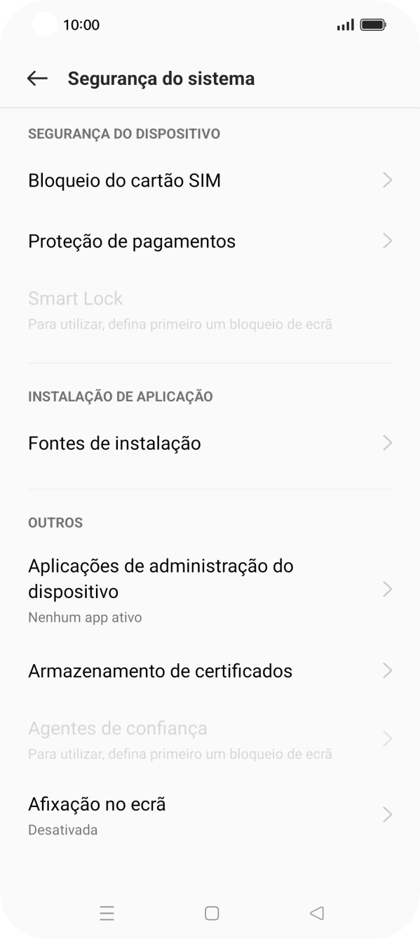 Prima Bloqueio do cartão SIM.