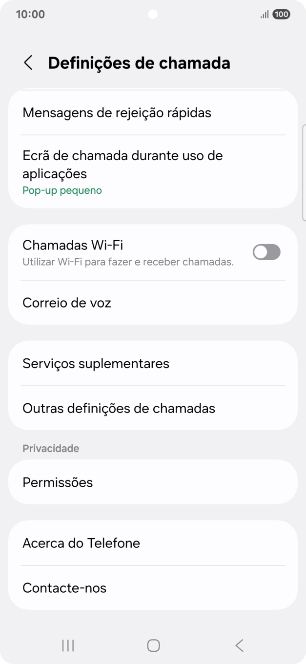 Prima Correio de voz.
