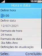 Escolha Definições de atualização.