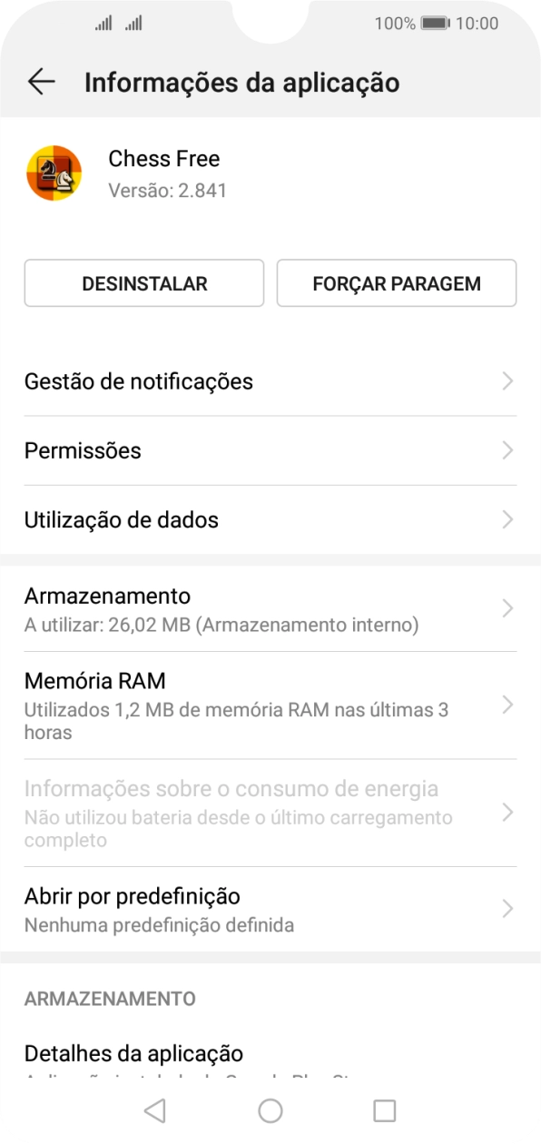 Prima Gestão de notificações.