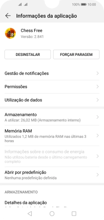 Prima Gestão de notificações.