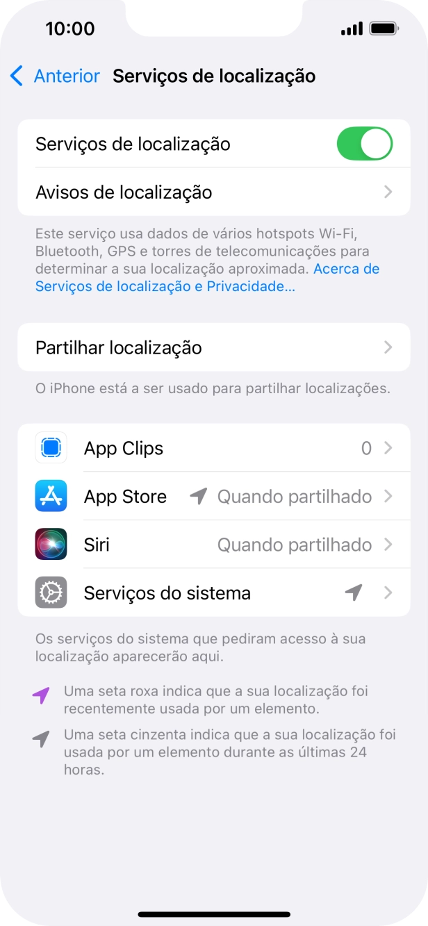 Prima a app pretendida.