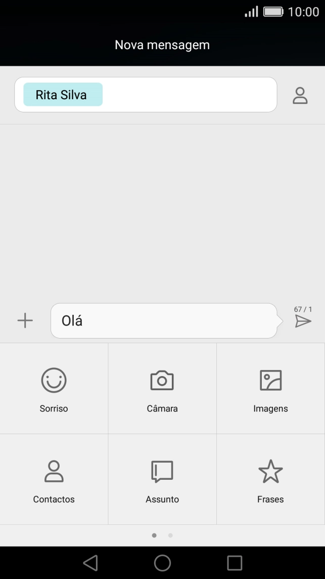 Prima Imagens e vá até à pasta pretendida.