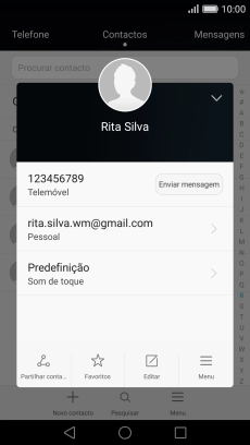 Prima o número pretendido.