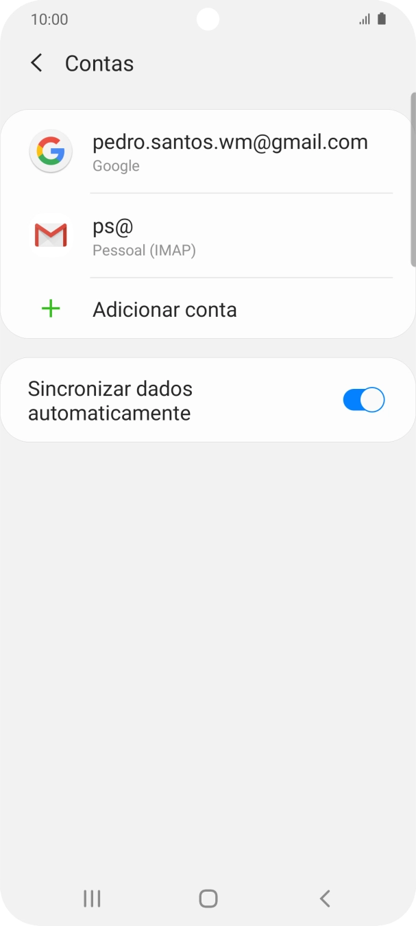Prima a tecla de início para terminar e voltar ao ecrã inicial.