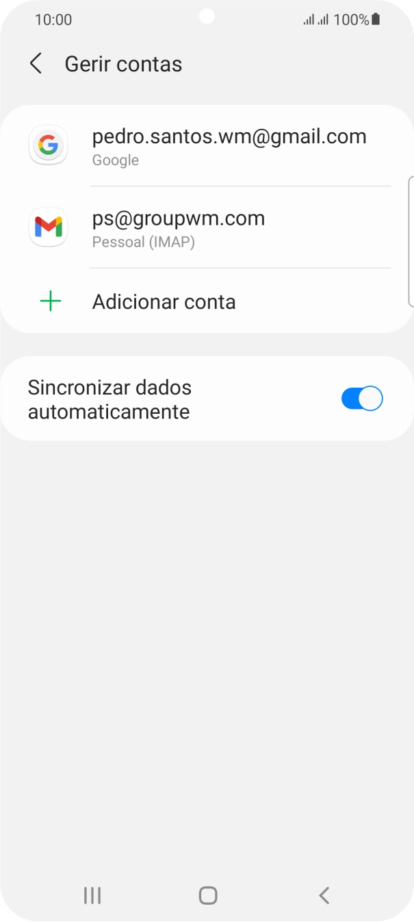 Prima a tecla de início para terminar e voltar ao ecrã inicial.