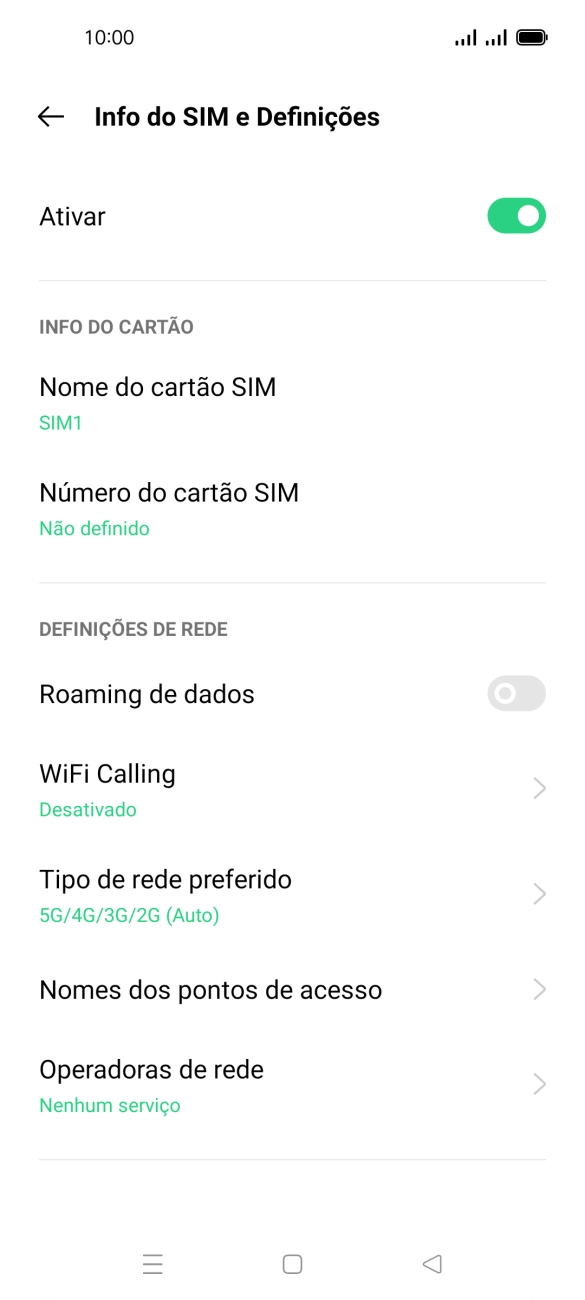 Prima Nomes dos pontos de acesso.