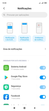 Prima a app pretendida.