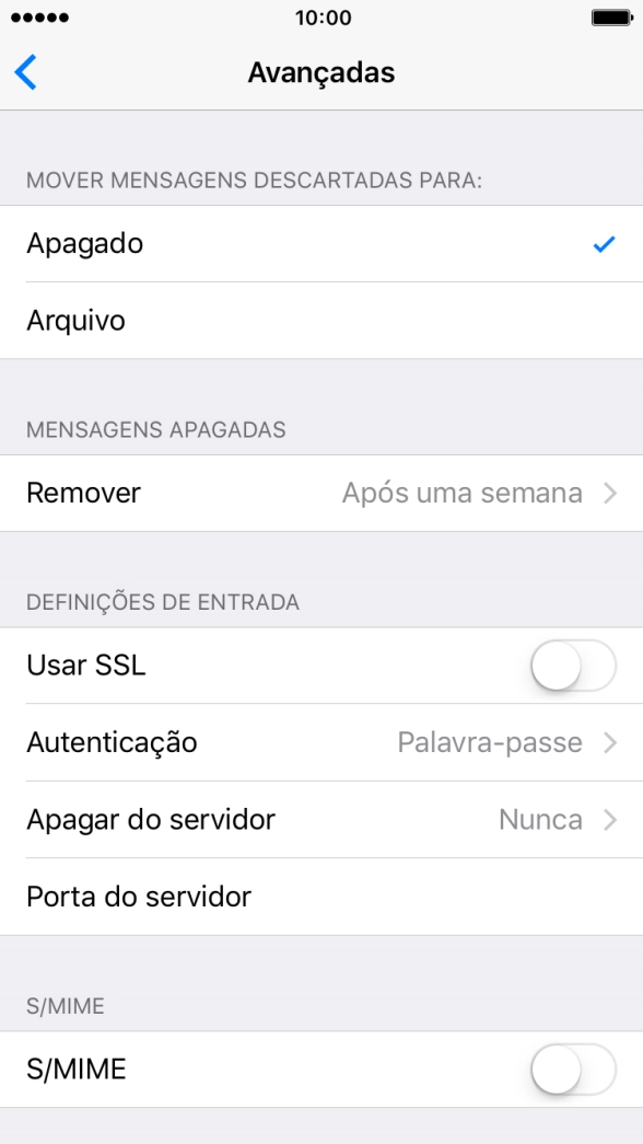 Prima Porta do servidor.