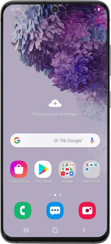 Imagen 1: Vista frontal del Samsung Galaxy S20 5G - Black