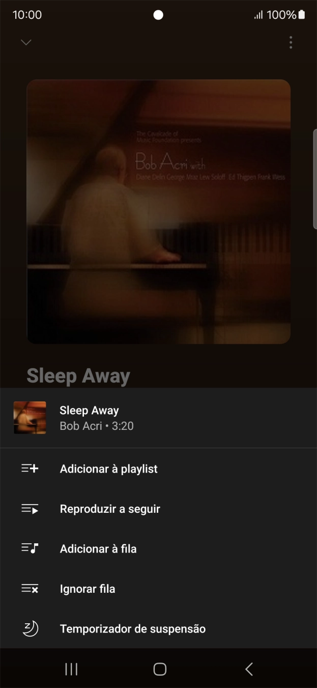 Prima o ícone para adicionar.